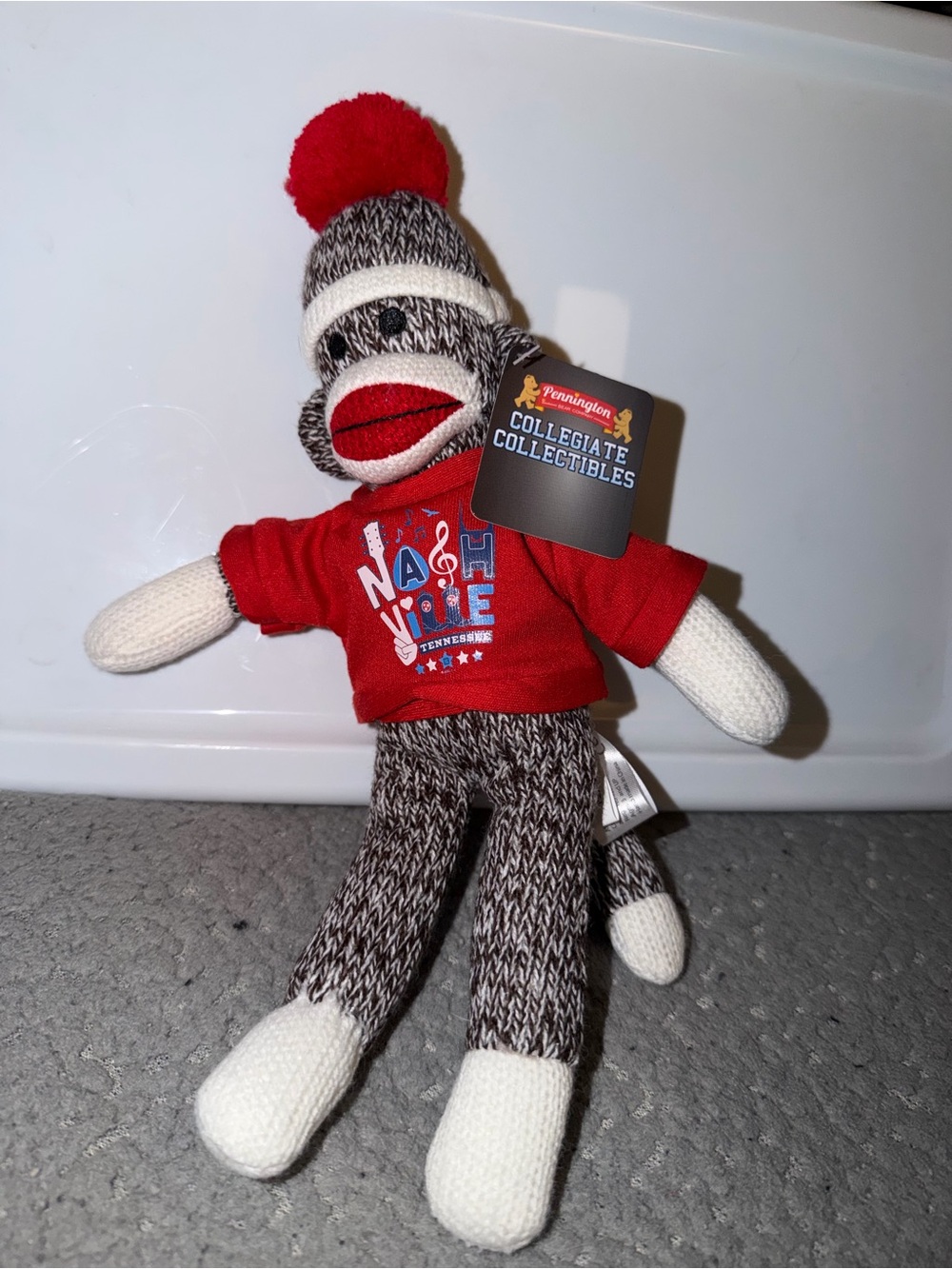 Collegiate Collectibles Tennessee Sock Monkey Plush - Red Shirt